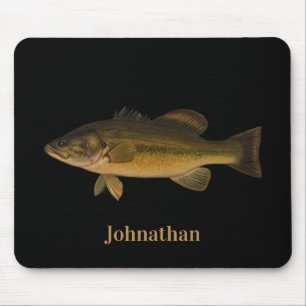 Largemouth Bass Vis Je Naam Hier Muismat