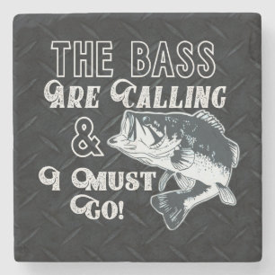 Largemouth Bass Vist Quote Onderzetter