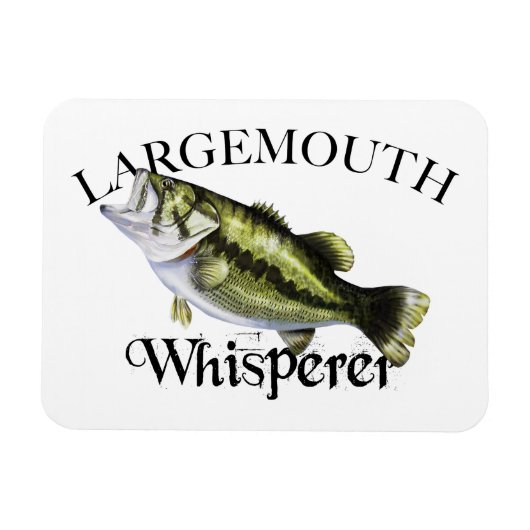 Largemouth Bass Whisperer Magneet (Horizontaal)