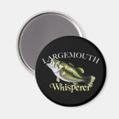 Largemouth Bass Whisperer Magneet (Voorkant / Achterkant)