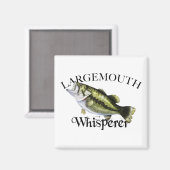 Largemouth Bass Whisperer Magneet (Voorkant / Achterkant)