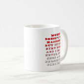 L'argent achète Dirtbikes Funny Mug (Devant droit)