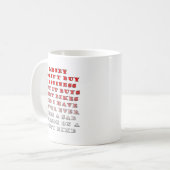 L'argent achète Dirtbikes Funny Mug (Devant gauche)
