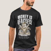 L'argent est un T-shirt graphique pacifique (Devant)