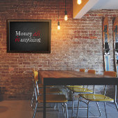 L'argent fera n'importe quoi en disant poster