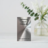 L'argent ondule des cartes de visite (Debout devant)