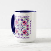 Larger mug for Lupine and Laughter Mok (Voorkant links)