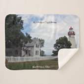 Largeur couverture sherpa du phare de Marblehead (Devant (Horizontal))