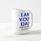 L'argument de papa n'est pas valable Mug drôle (Devant droit)