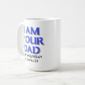 L'argument de papa n'est pas valable Mug drôle (Devant gauche)