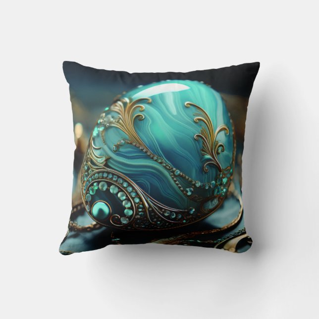 Larimar omkeerbaar kussen (Achterkant)