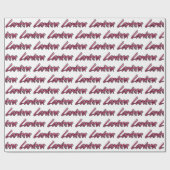 Larissa faded pink papier cadeau personnalisé (Plat)