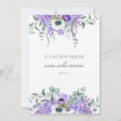 Larissa Invitation de Mariage Chrétien Mariage (Dos)