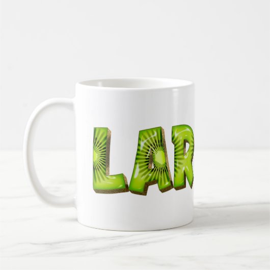 Larissa Nom Tasse Style Kiwi Tasse à café Tasse à (Gauche)