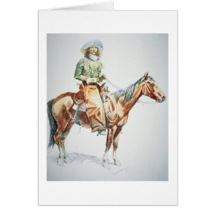L'Arizona Cowboy, 1901 (crayon sur le papier)