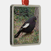 Lark Bunting (Colorado) Metalen Ornament (Rechts)