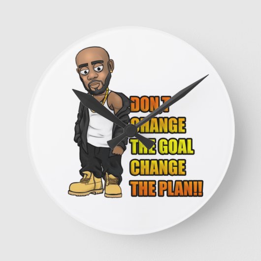 Lark Clock Ronde Klok (Voorkant)