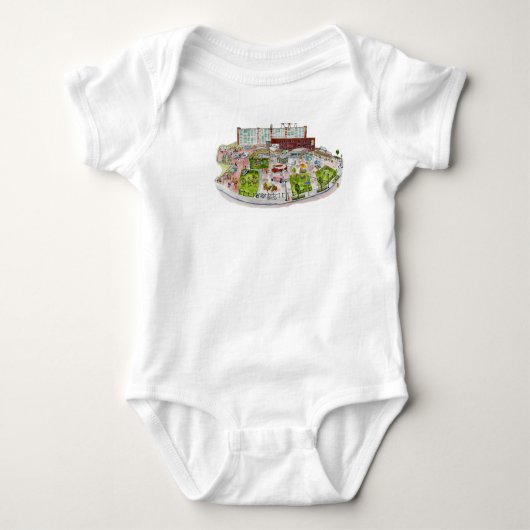 Larkin Square Baby T Shirt (Voorkant)