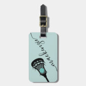 Larkruse Stick Gepersonaliseerd Monogram Bagagelabel (Voorkant verticaal)