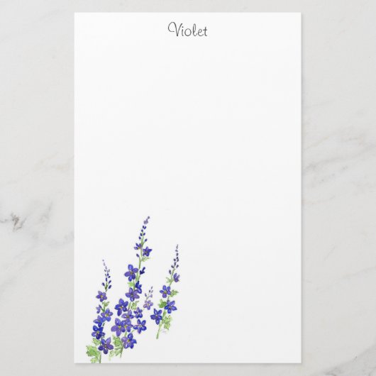 Larkspur Stationery Briefpapier (Voorkant)