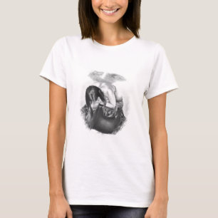 Larmes dans le T-shirt de ciel