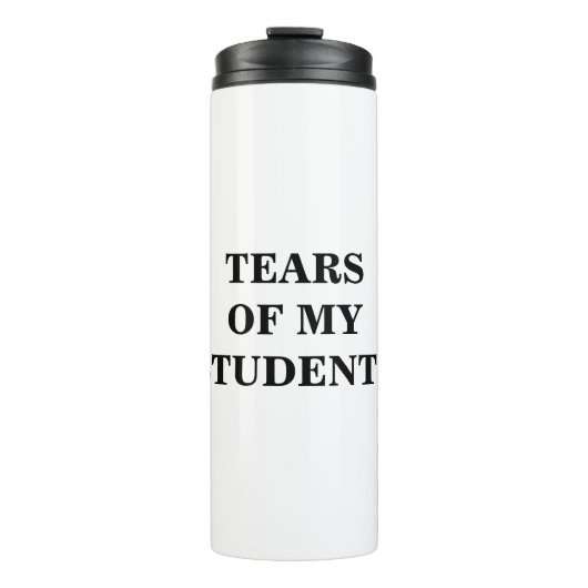 Larmes de la bouteille d'eau de mes étudiants (Devant)