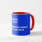 Larmes de libéral - tasse d'élection de courrier (Devant droit)