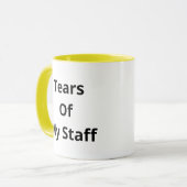 Larmes De Mon Équipe De Café Jaune Mug (Devant gauche)