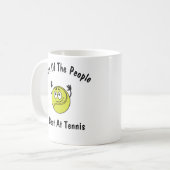 Larmes Des Gens Que J'Ai Battus À Tennis Mug (Devant gauche)