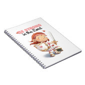 L'armure du vers de bible de Dieu badine le carnet (Côté Droit)