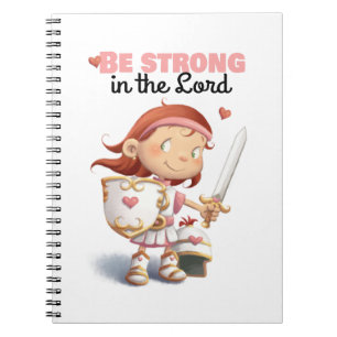 L'armure du vers de bible de Dieu badine le carnet