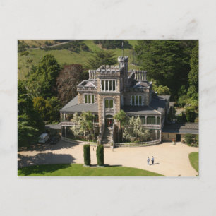 Larnach Castle, Dunedin, Nieuw-Zeeland - luchtfoto Briefkaart
