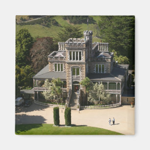 Larnach Castle, Dunedin, Nieuw-Zeeland - luchtfoto Magneet
