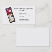 L'aromathérapie entretient le carte de visite (Devant / Derrière)