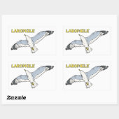 Laropfiel Rechthoekige Sticker (Vel)