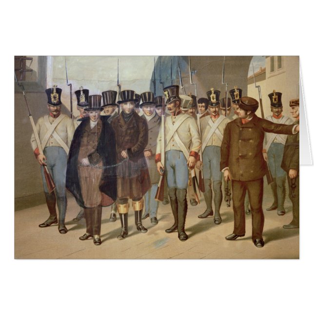 L'arrestation du Carbonari (Devant horizontal)