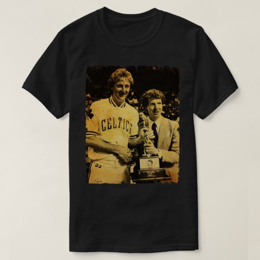 Larry Bird ontwerp van basketbal T-shirt (Design voorkant)
