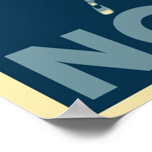 Larry David NOPE Poster (Hoek)