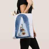 Larry Day en Alice canvas tas (Dichtbij)