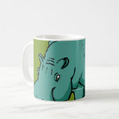 Larry de Hippo. Koffiemok (Voorkant links)