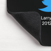 Larry de vogel Twitter pensioen Muismat (Hoek)