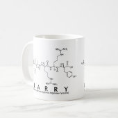Larry peptide nom mug (Devant gauche)