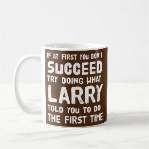 Larry Personalized Name Birthday Gift Funny Koffiemok