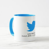 Larry the Bird Twitter pensioen Mok (Voorkant links)