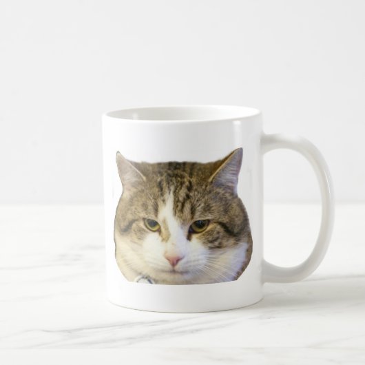 Larry the Downing Street Cat Face Koffiemok (Rechts)