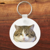 Larry the Downing Street Cat Face Sleutelhanger (Voorkant)