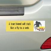 Larry the Spider bumper sticker 2 (Op auto)