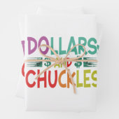 Lars en grinniken inpakpapier vel (In situ)