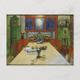 Larsson - Avond, Interieur Briefkaart