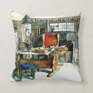 Larsson - De Studio, Carl Larsson schilderij Kussen